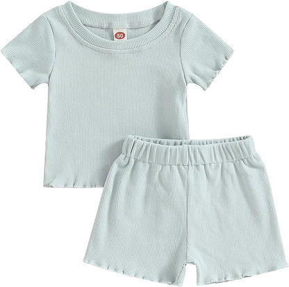 Kids Summer Shorts Set