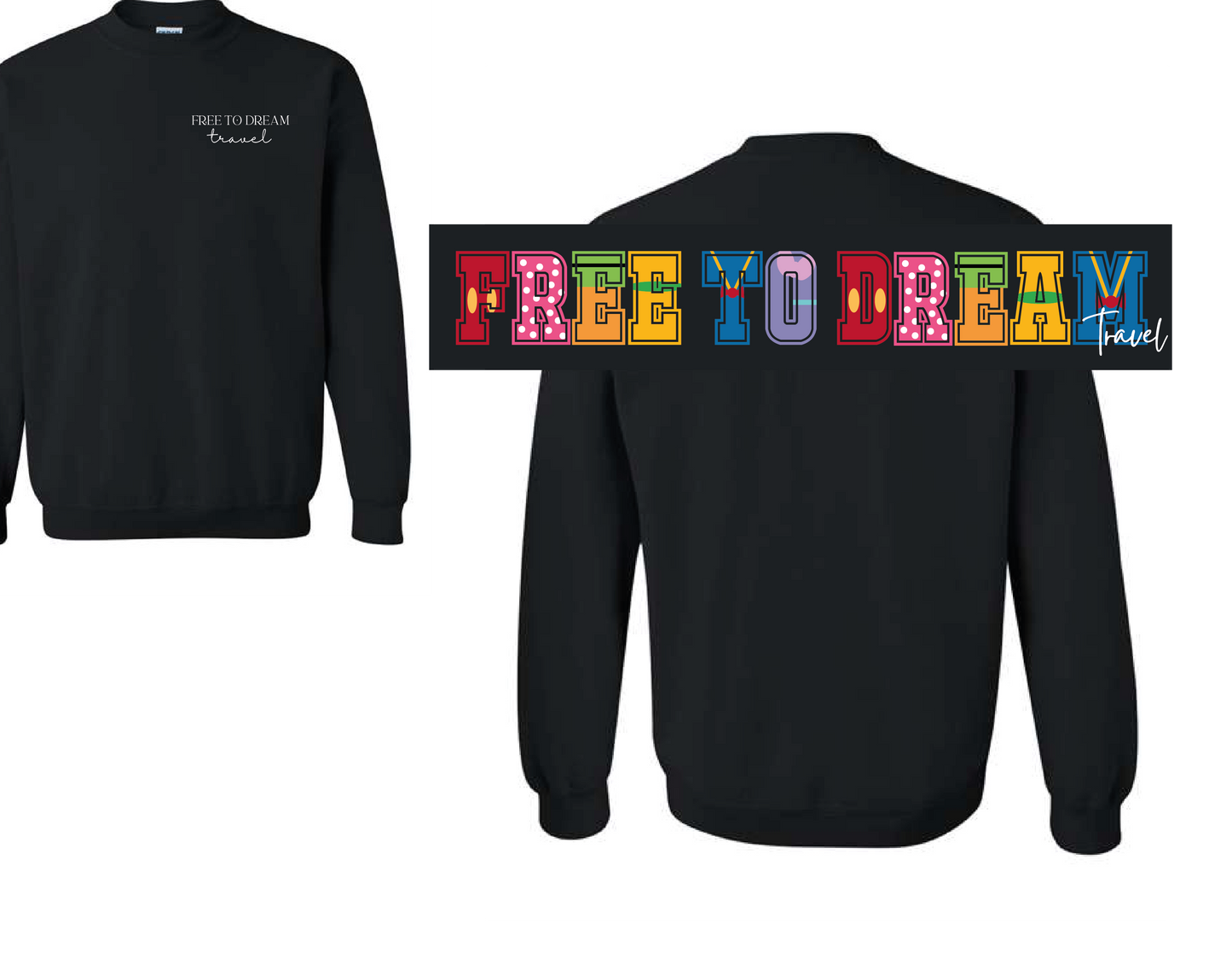 FTD Spirit Jersey Fab 5 Font (Crewneck)